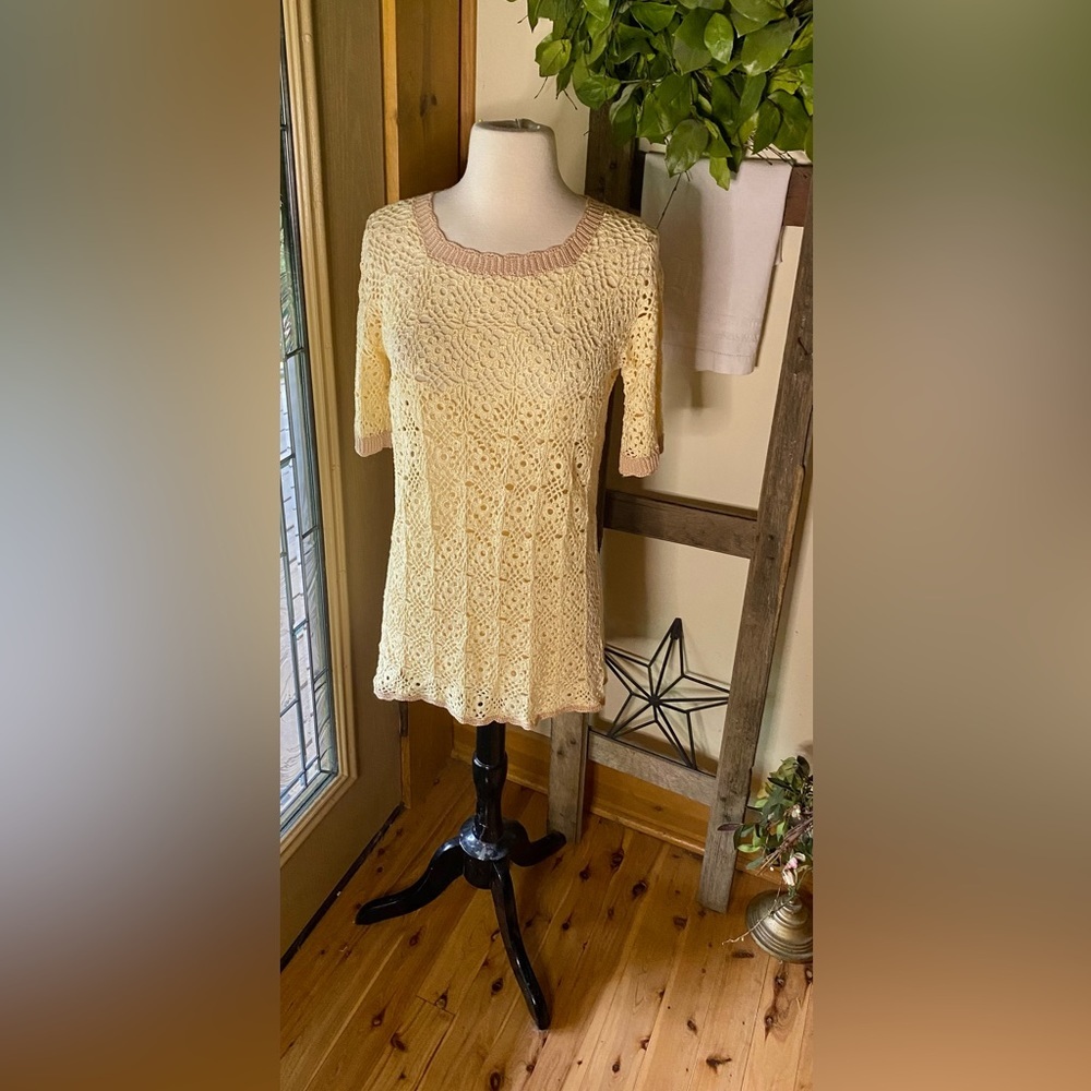 💥Gorgeous Seamless Crochet Tunic/Swimsuit Cover-up💥